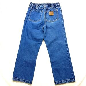 Duke Haband Jeans Mens 30x26 Blue Denim Stretch 5-Pocket Straight Leg Zip Fly